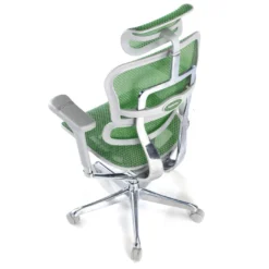 Silla ergonómica Ergohuman Elite, estructura blanca