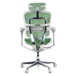 Silla ergonómica Ergohuman Elite, estructura blanca