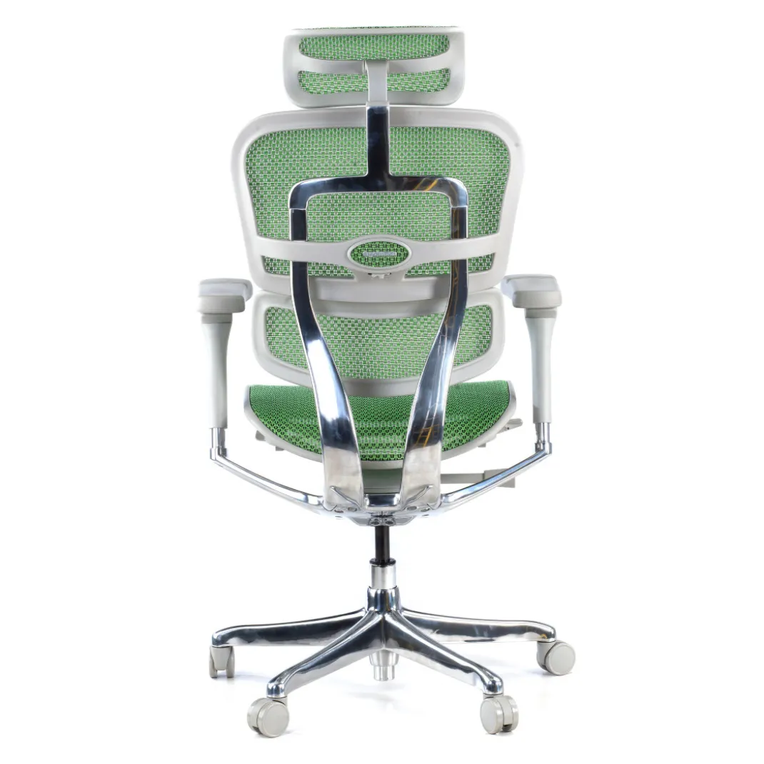 Silla ergonómica Ergohuman Elite, estructura blanca