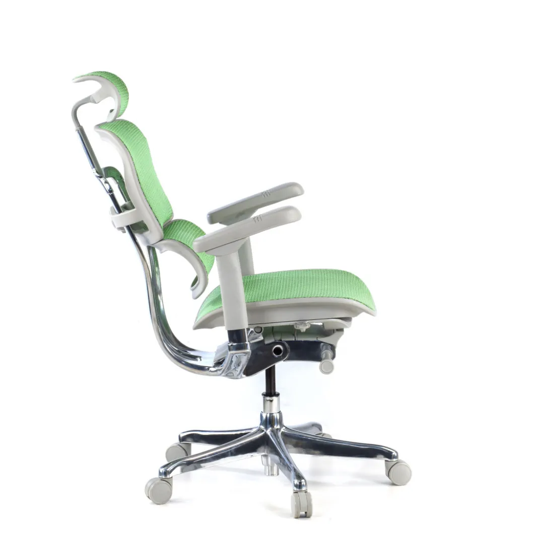 Silla ergonómica Ergohuman Elite, estructura blanca