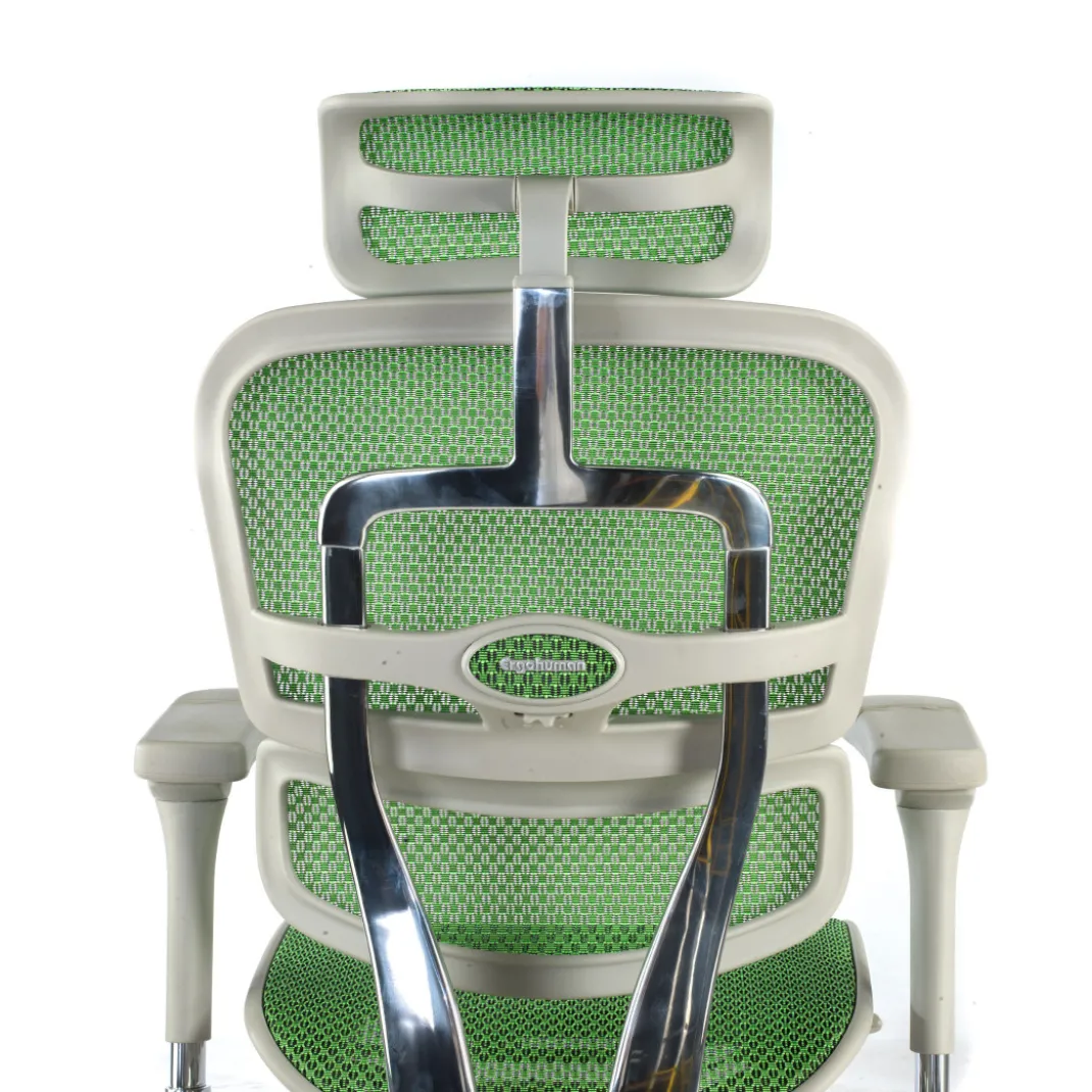 Silla ergonómica Ergohuman Elite, estructura blanca