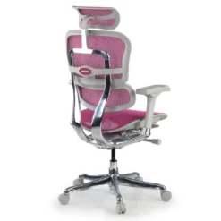 Silla ergonómica Ergohuman Elite, estructura blanca