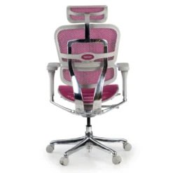 Silla ergonómica Ergohuman Elite, estructura blanca