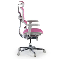 Silla ergonómica Ergohuman Elite, estructura blanca