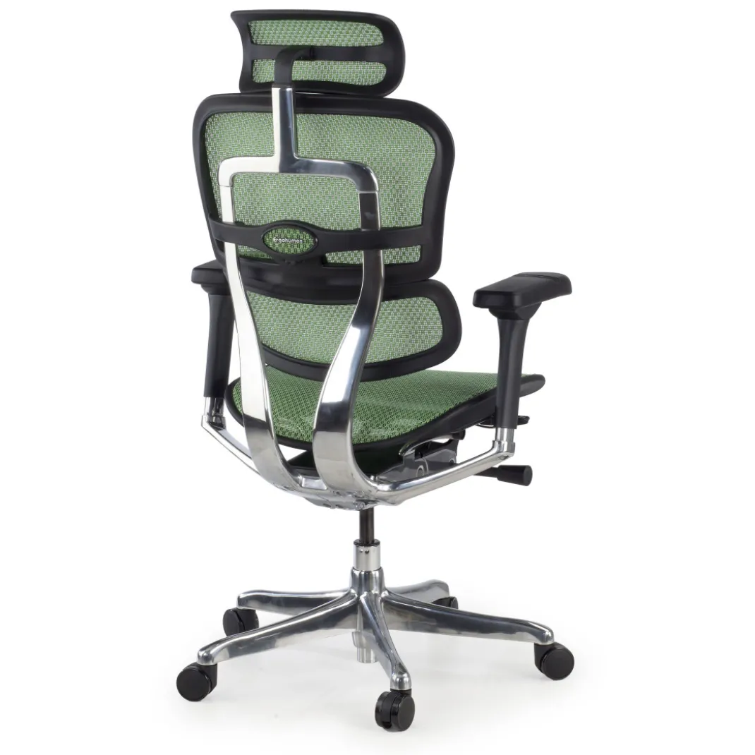 Silla ergonómica Ergohuman Elite, estructura negra