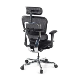 Silla ergonómica Ergohuman Gen2, estructura negra