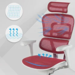 Silla ergonómica Ergohuman gen2, estructura gris