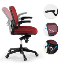 Silla ergonómica Gioconda, soporte lumbar, red