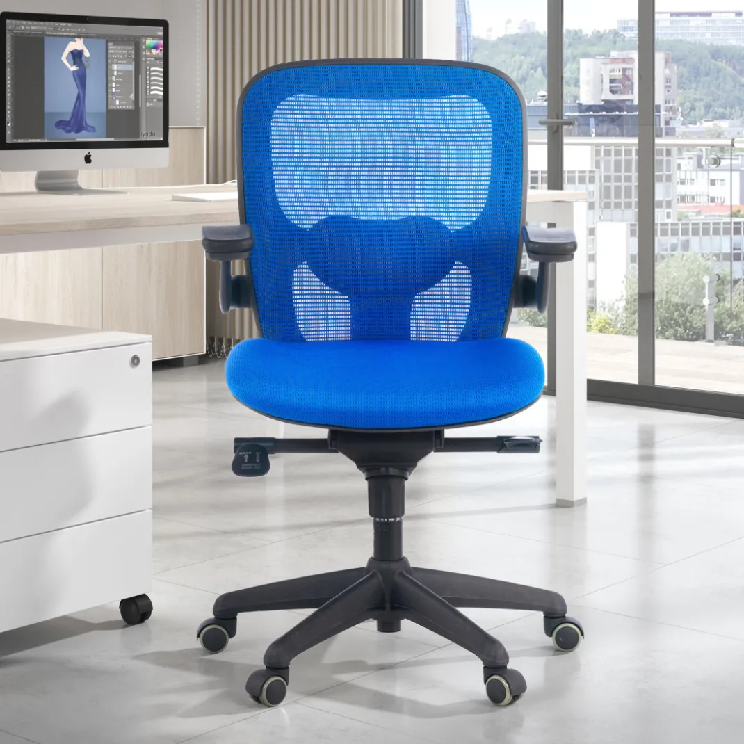 Silla ergonómica Gioconda, soporte lumbar, red