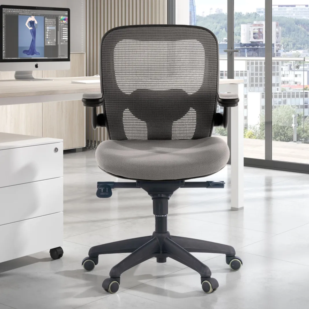 Silla ergonómica Gioconda, soporte lumbar, red