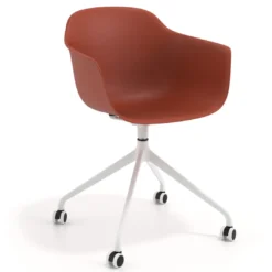 Silla Giratoria Elisa, con ruedas