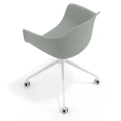 Silla Giratoria Elisa, con ruedas