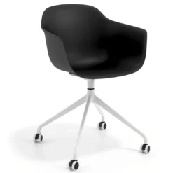 Silla Giratoria Elisa, con ruedas