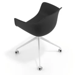 Silla Giratoria Elisa, con ruedas