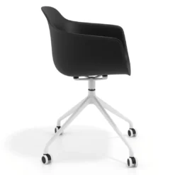 Silla Giratoria Elisa, con ruedas