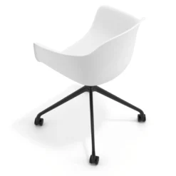 Silla Giratoria Elisa, con ruedas