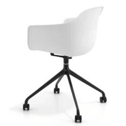 Silla Giratoria Elisa, con ruedas