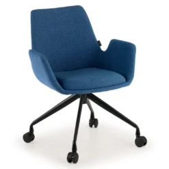Silla Giratoria Elodie, estructura con ruedas
