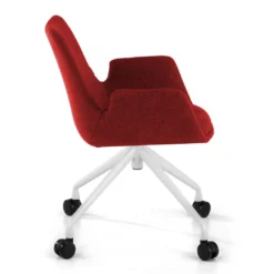 Silla Giratoria Elodie, estructura con ruedas