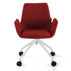 Silla Giratoria Elodie, estructura con ruedas
