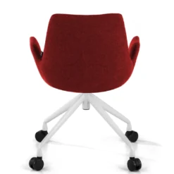 Silla Giratoria Elodie, estructura con ruedas
