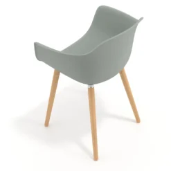 Silla Nórdica Elisa, Patas de madera
