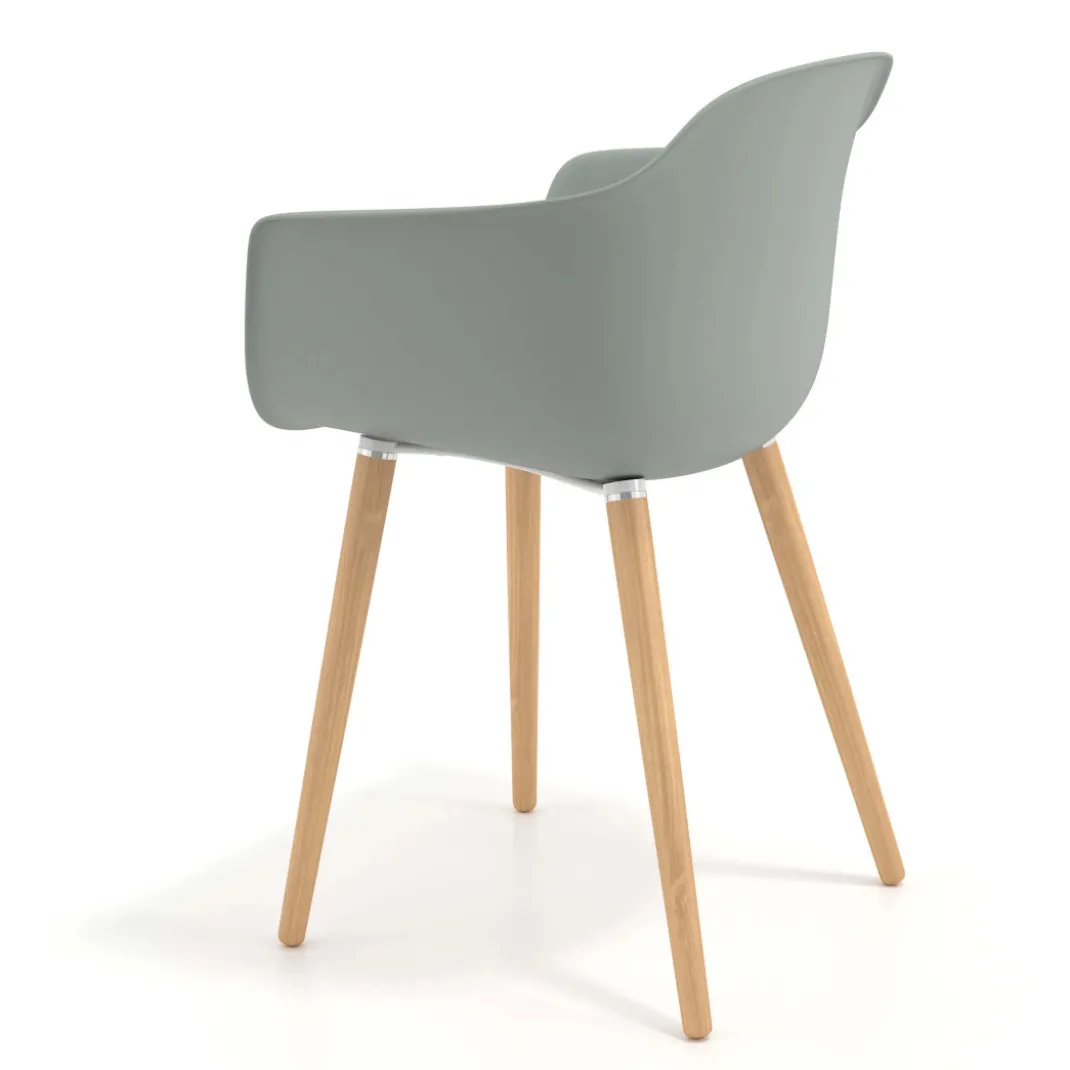 Silla Nórdica Elisa, Patas de madera