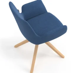Silla Nórdica Elodie, Patas de madera, Certificada