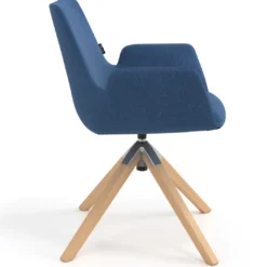 Silla Nórdica Elodie, Patas de madera, Certificada