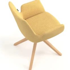 Silla Nórdica Elodie, Patas de madera, Certificada