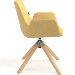 Silla Nórdica Elodie, Patas de madera, Certificada