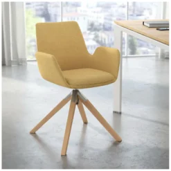 Silla Nórdica Elodie, Patas de madera, Certificada
