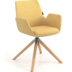 Silla Nórdica Elodie, Patas de madera, Certificada