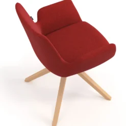 Silla Nórdica Elodie, Patas de madera, Certificada