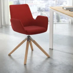 Silla Nórdica Elodie, Patas de madera, Certificada