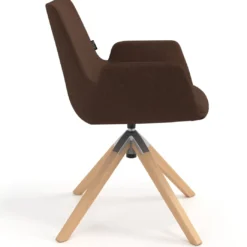Silla Nórdica Elodie, Patas de madera, Certificada