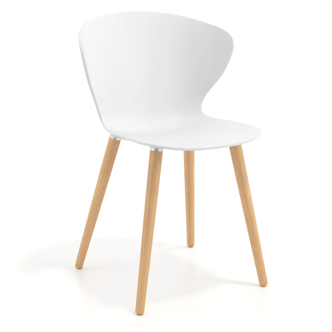 Silla Nórdica Wendy, patas de madera