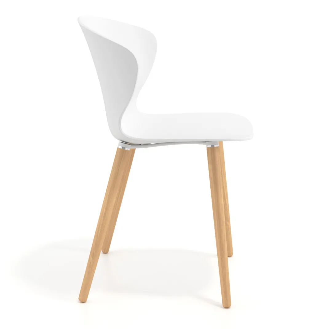 Silla Nórdica Wendy, patas de madera