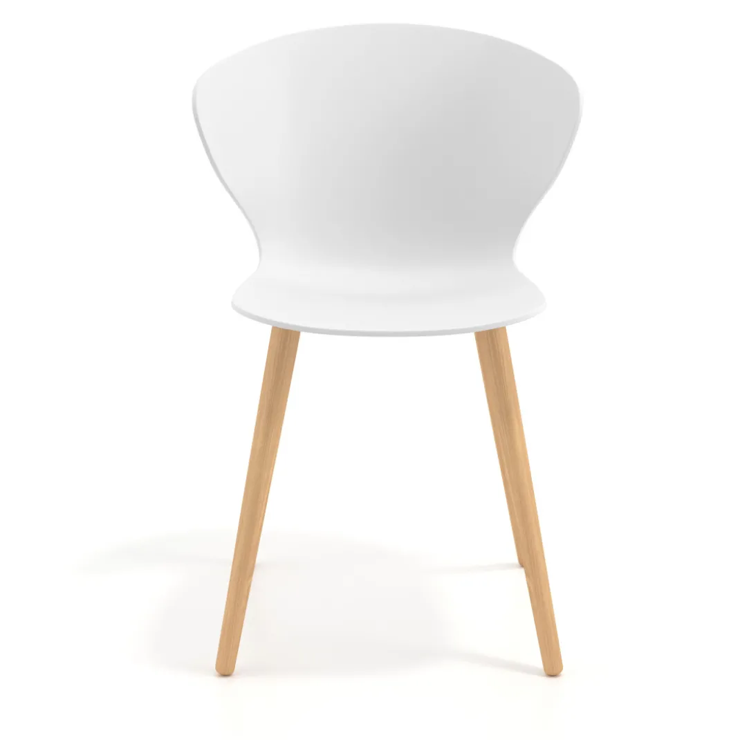 Silla Nórdica Wendy, patas de madera