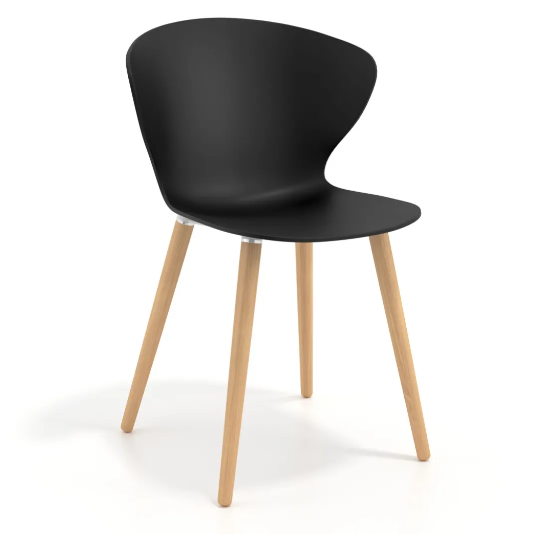 Silla Nórdica Wendy, patas de madera