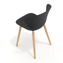 Silla Nórdica Wendy, patas de madera
