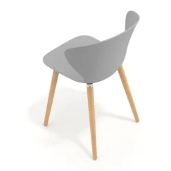 Silla Nórdica Wendy, patas de madera