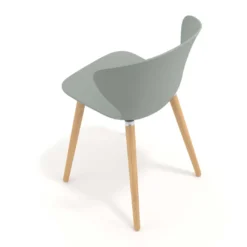 Silla Nórdica Wendy, patas de madera