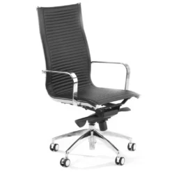Silla oficina de diseño Croma, respaldo alto