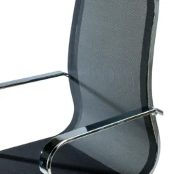 Silla oficina de diseño Croma, respaldo alto, red transpirable