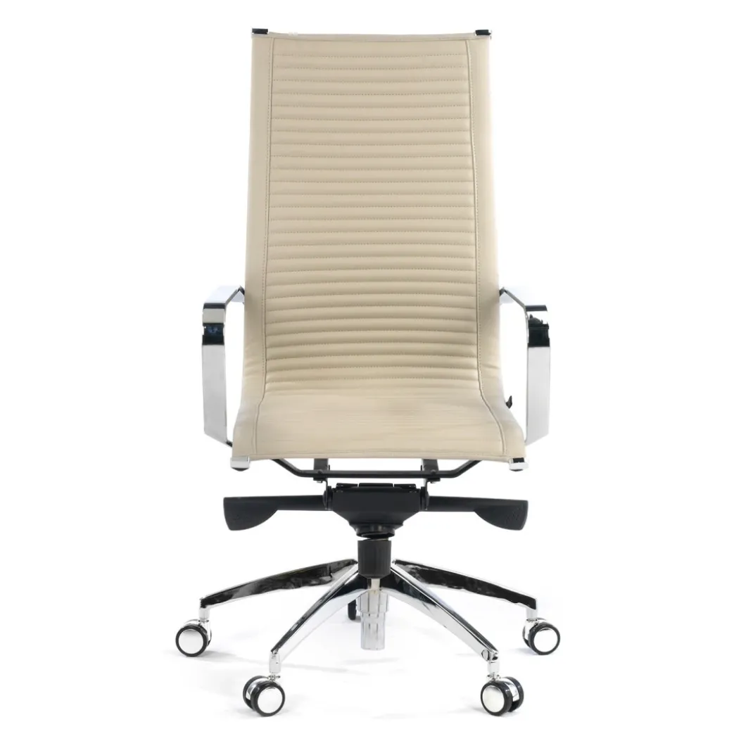 Silla oficina de diseño Croma, respaldo alto
