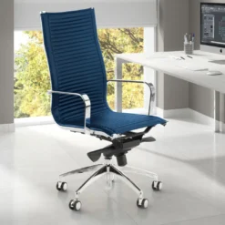 Silla oficina de diseño Croma, respaldo alto
