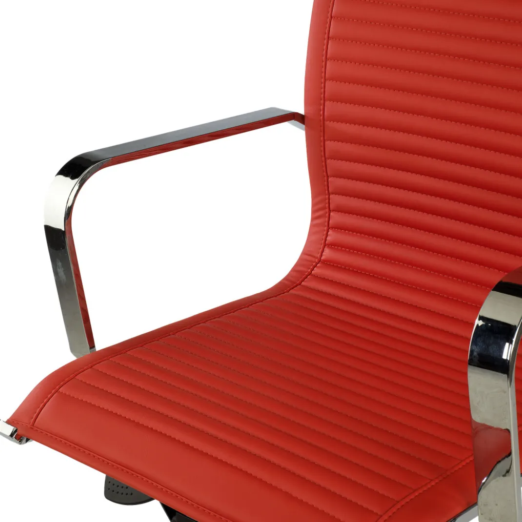 Silla oficina de diseño Croma, respaldo alto