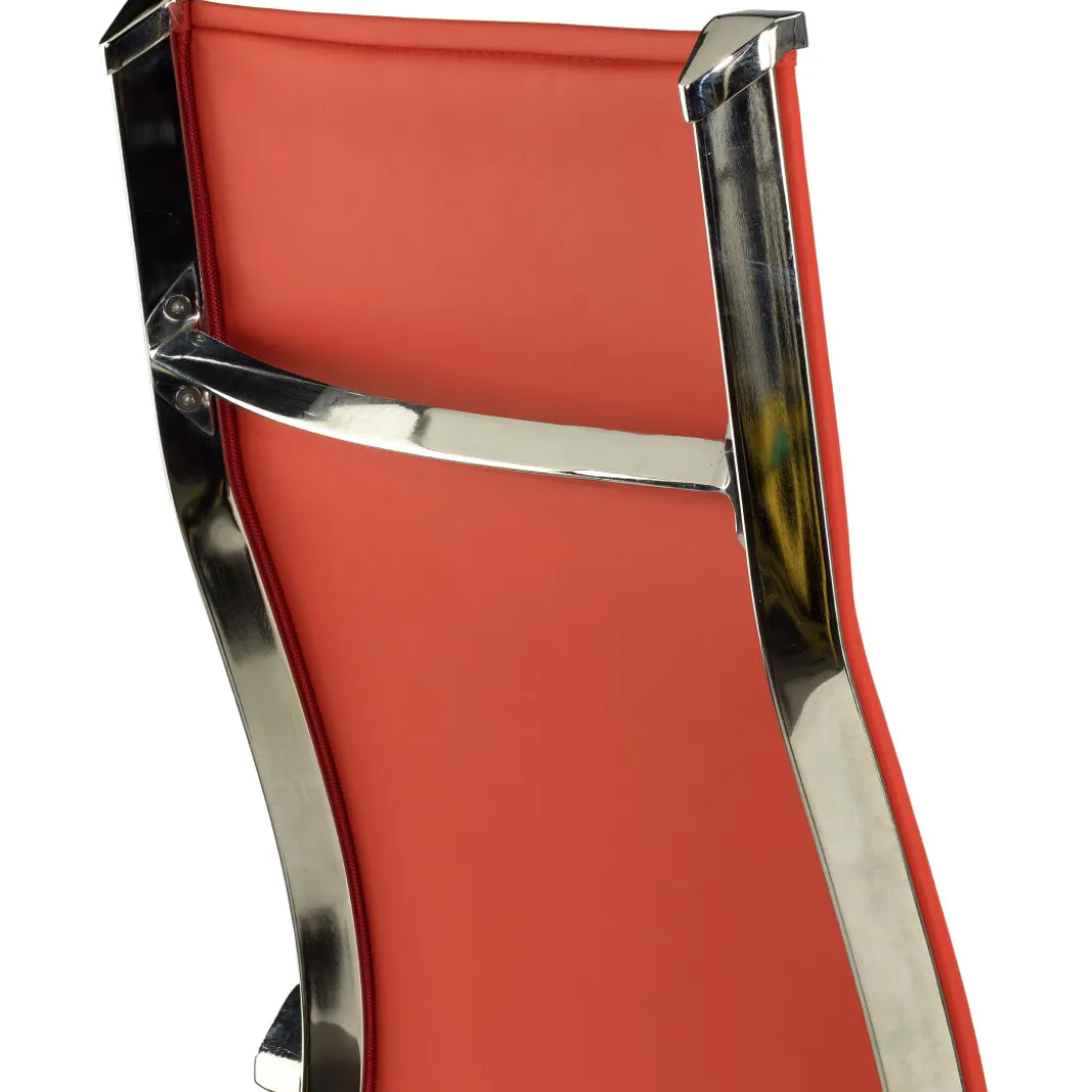 Silla oficina de diseño Croma, respaldo alto