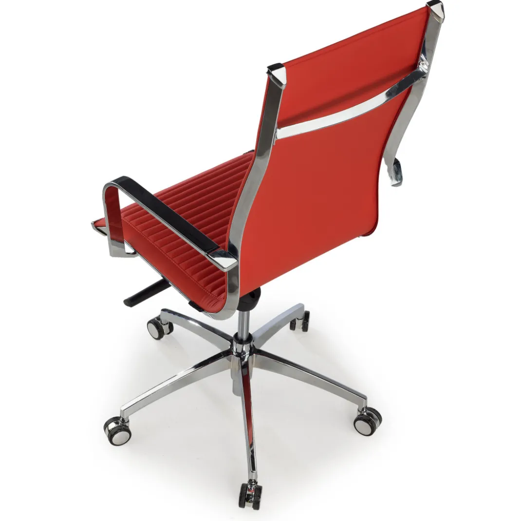 Silla oficina de diseño Croma, respaldo alto